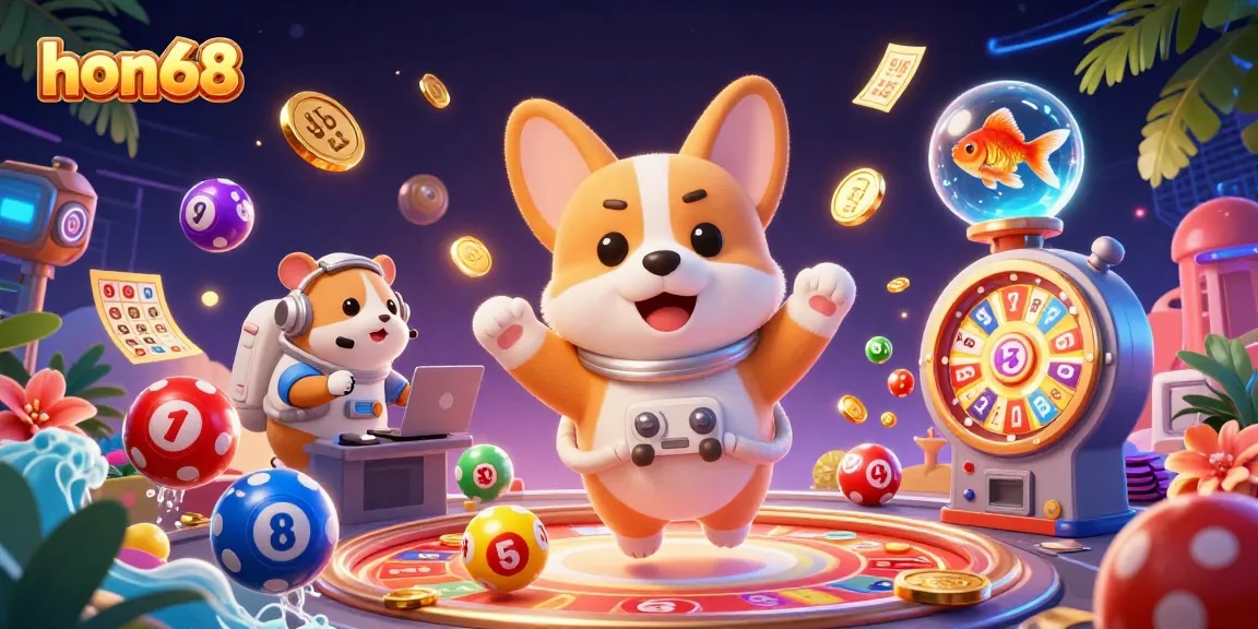 Join the fun at hon68 and win big in vibrant space casino action!