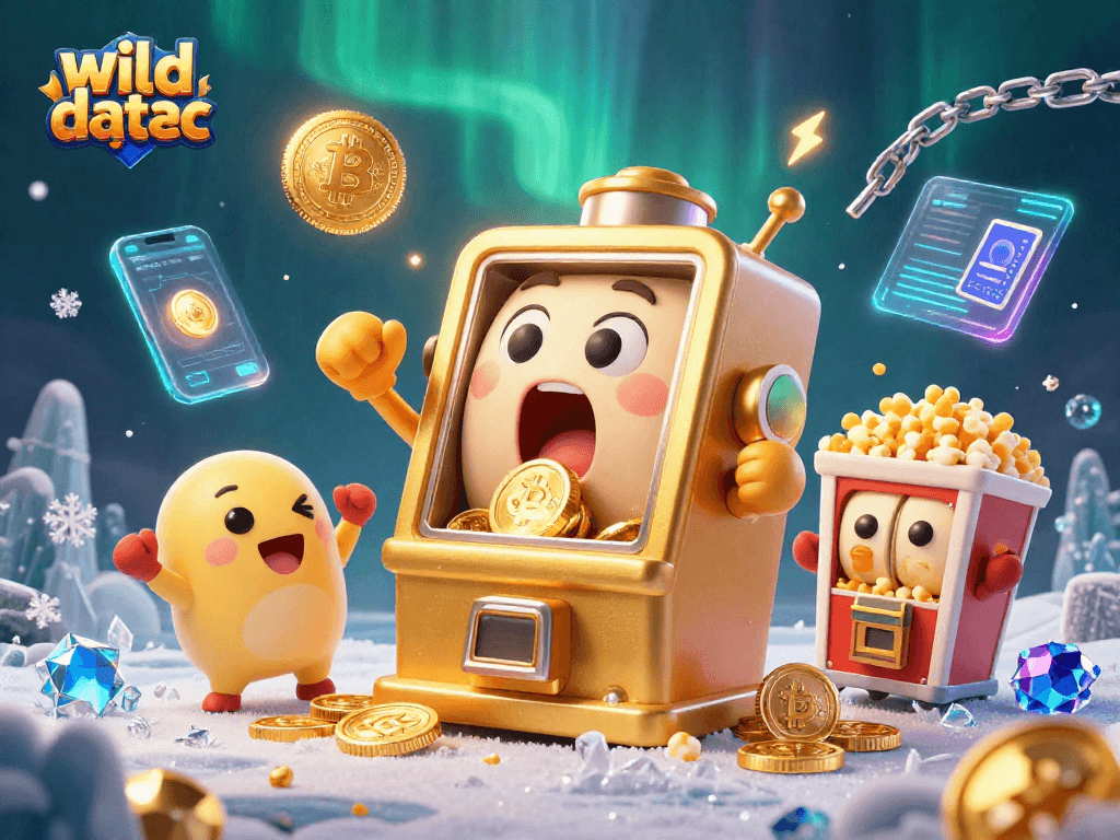 Experience wild đạo tặc in action with a golden slot machine celebrating its jackpot in this vibrant 3D scene.