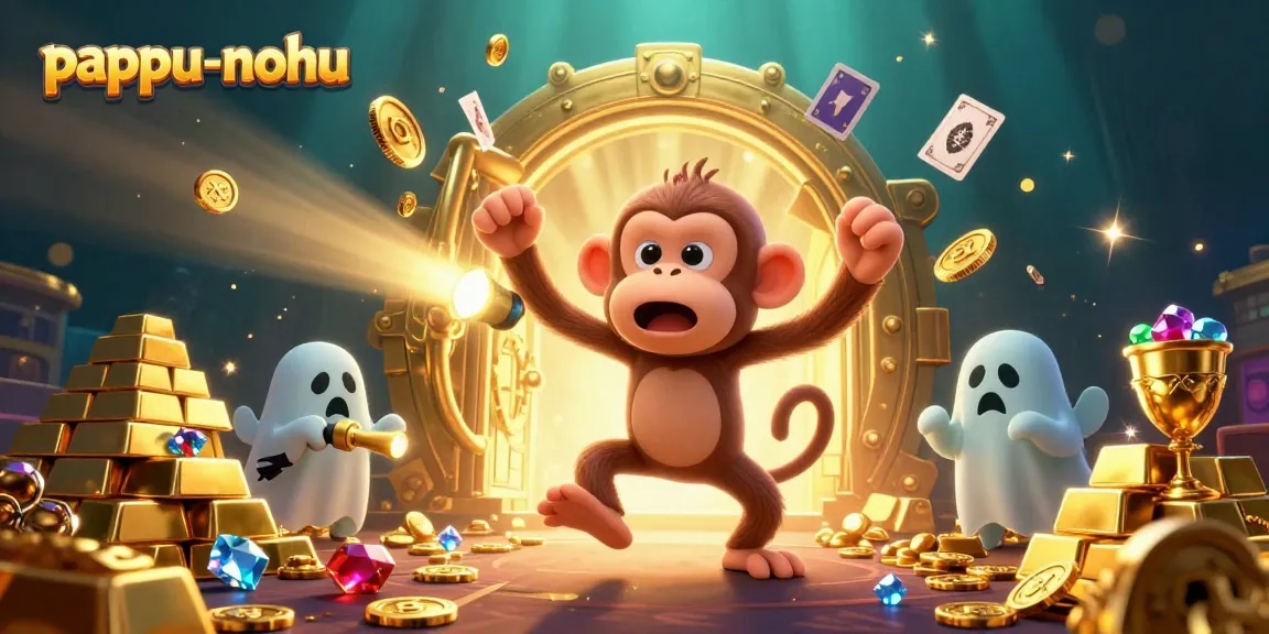 Pappu-nohu offers thrilling gameplay experiences with gold treasures and character action in a haunted casino.