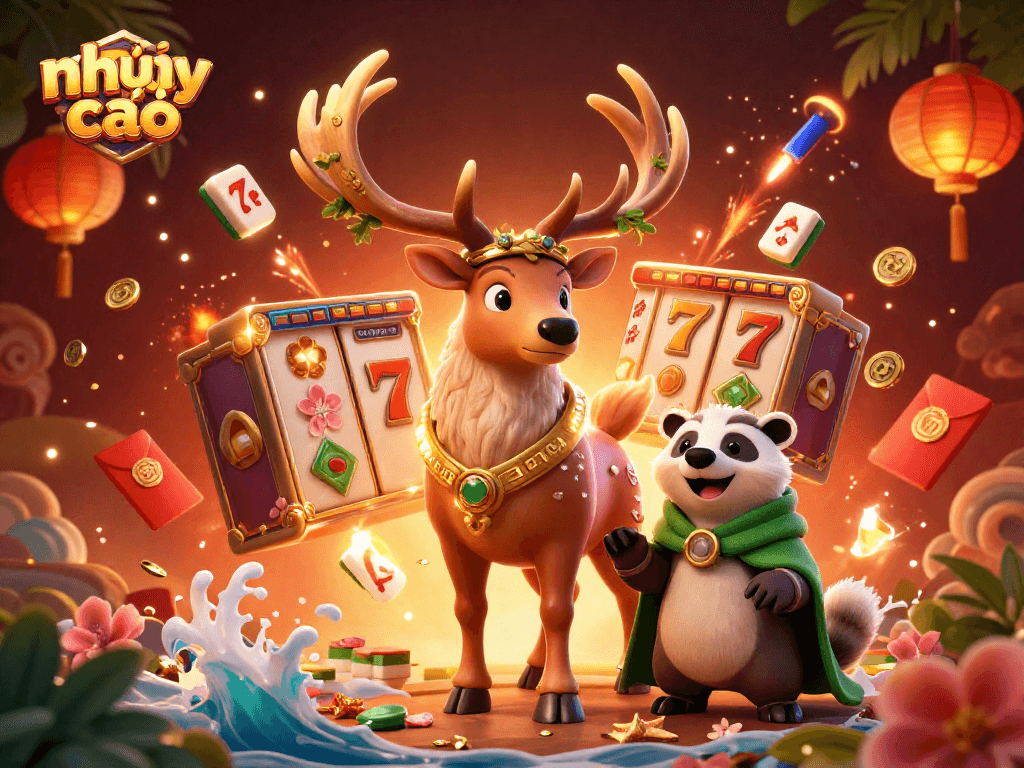 Experience the thrill of gaming with nhảy cao, featuring vibrant 3D illustrations and dazzling casino elements.
