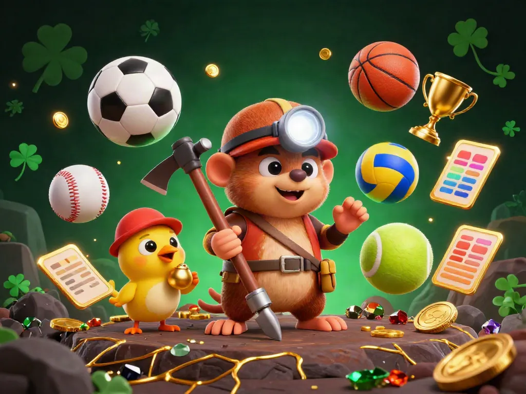 Experience thrilling gaming with au88 at a lively casino scene featuring celebrating characters and sports elements.