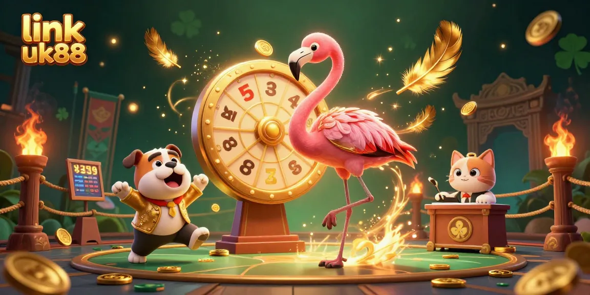 Experience excitement with link uk88 as the flamingo hosts a thrilling prize game!