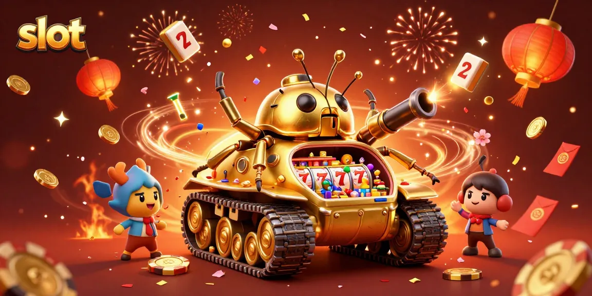 Spin slot machines and celebrate wins in a vibrant 3D casino scene.