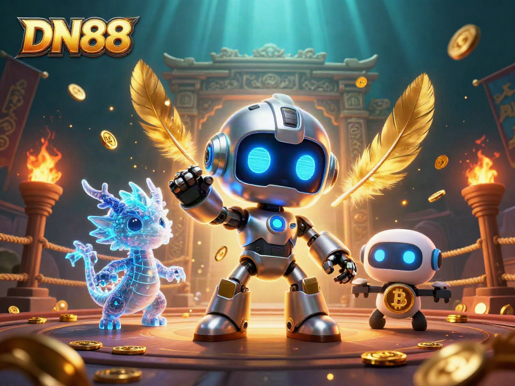Experience thrilling gameplay at DN88 with our vibrant 3D casino illustration showcasing advanced gaming action.