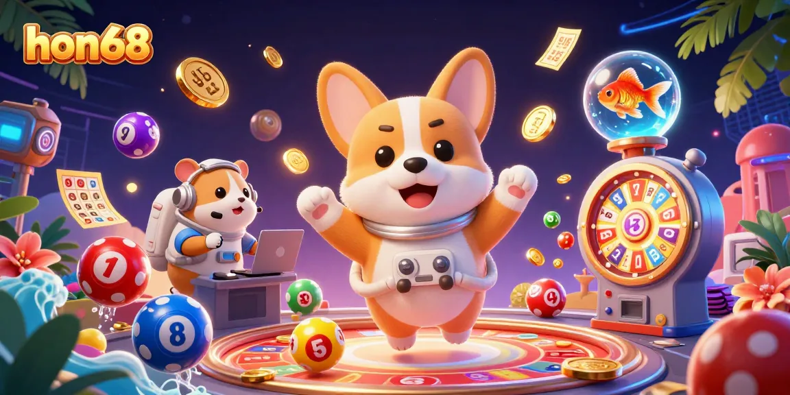 Join the fun at hon68 and win big in vibrant space casino action!