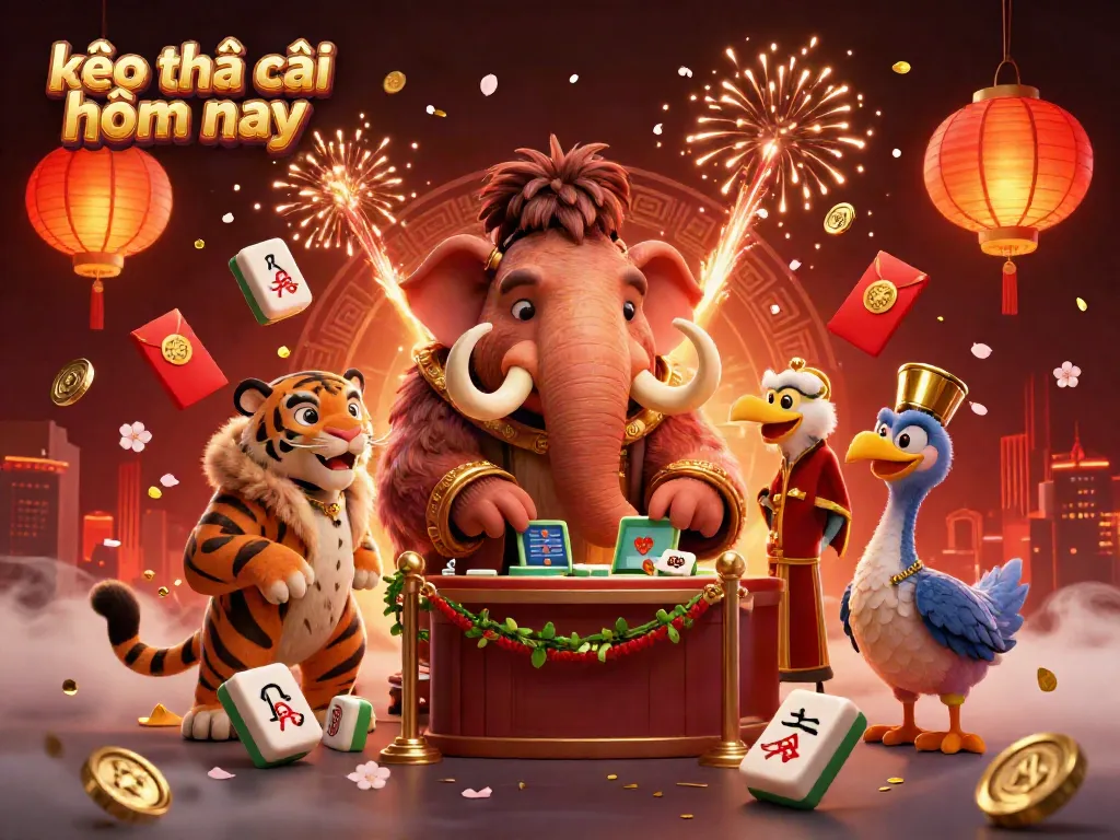 Engage with kèo nhà cái hôm nay in a vibrant casino scene featuring unique characters and dynamic gambling elements.