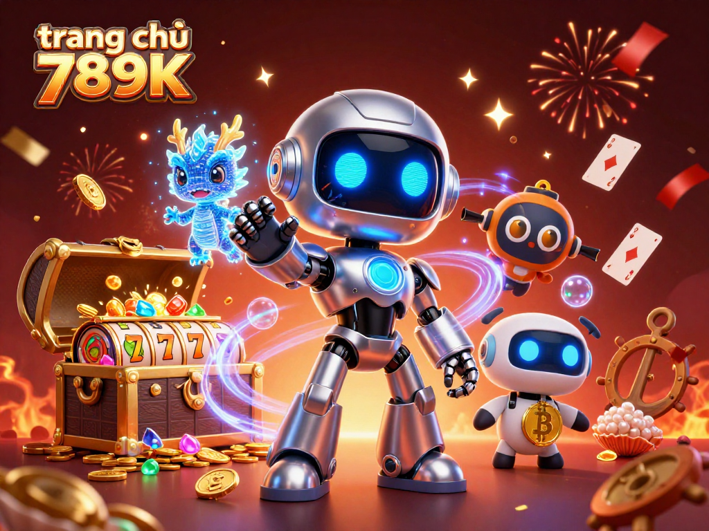 Engage in thrilling gameplay with trang chủ 789K showcasing vibrant 3D casino elements and characters.