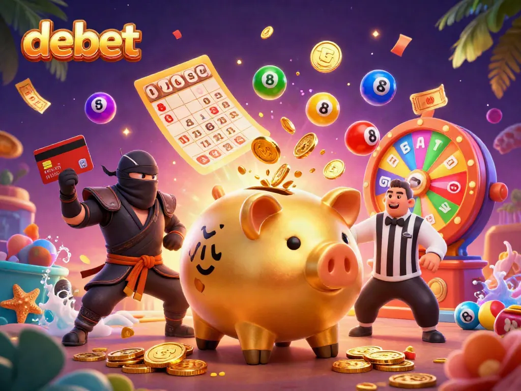 Experience debet's exciting gameplay with vibrant characters and dynamic elements in a thrilling casino scene.