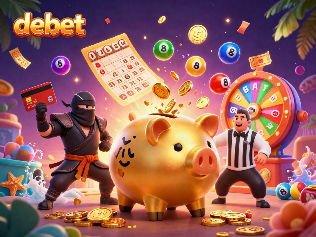 Experience debet's exciting gameplay with vibrant characters and dynamic elements in a thrilling casino scene.