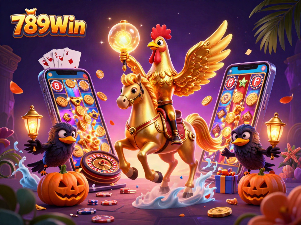 Experience thrilling gameplay at 789Win with vibrant casino elements and exciting 3D visuals.