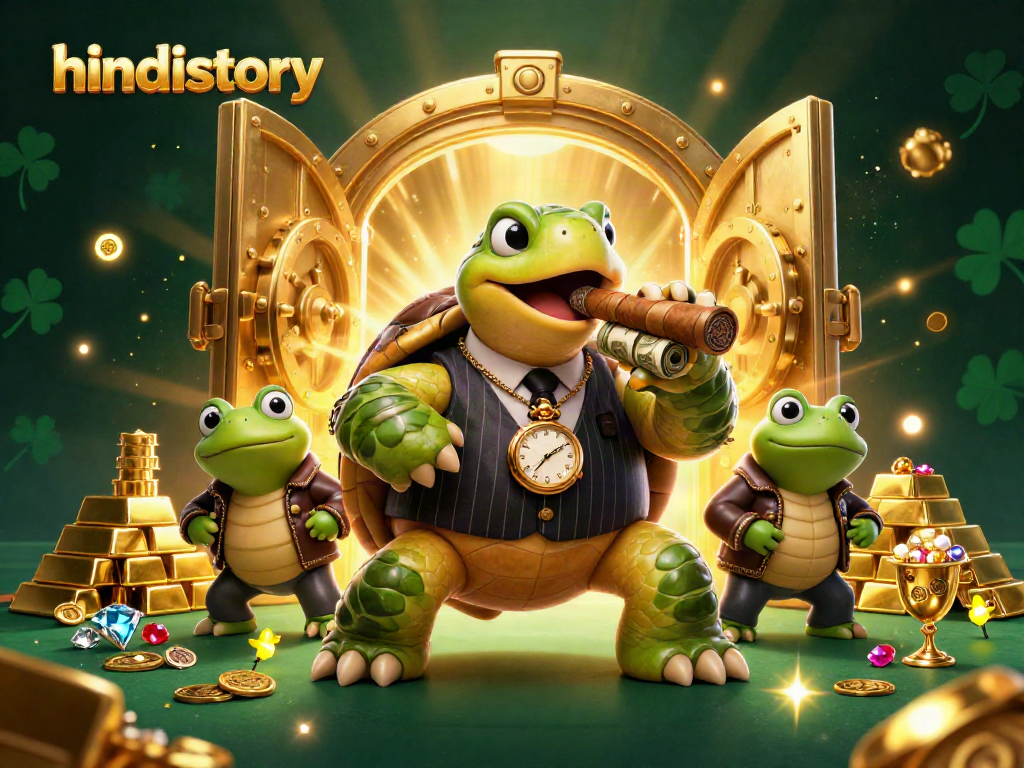 Finding fortune at the casino floor with hindistory's lively characters and vibrant treasures.