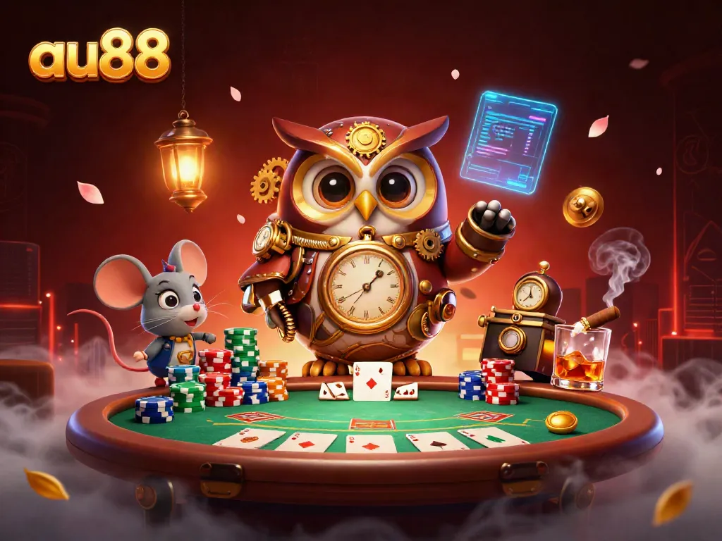 Engage in thrilling gameplay at au88 with vibrant character elements and rich casino details.