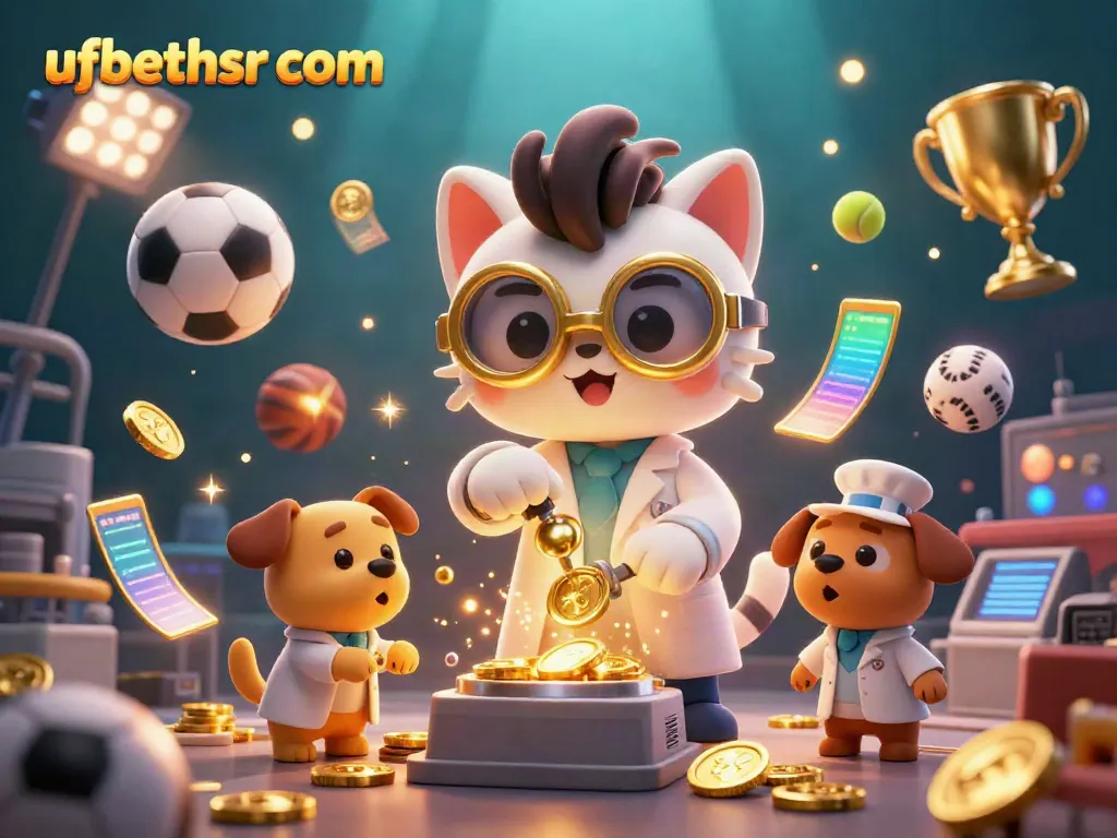 Experience winning strategies at ufabethsr com with dynamic sports-themed 3D illustration elements.