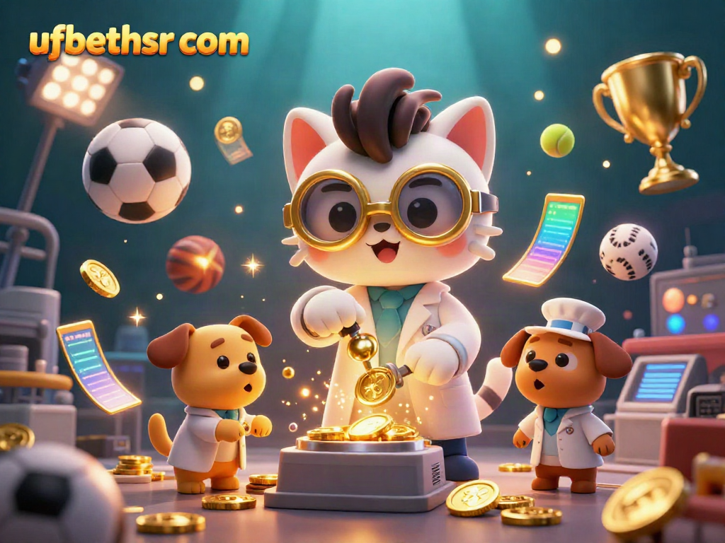 Experience winning strategies at ufabethsr com with dynamic sports-themed 3D illustration elements.