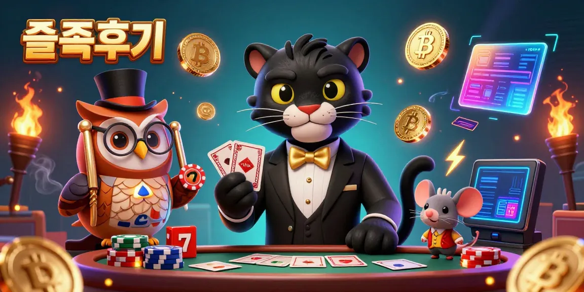 Engage in dynamic 슬롯후기 action with stylish characters and vibrant slot elements in a lively casino scene.