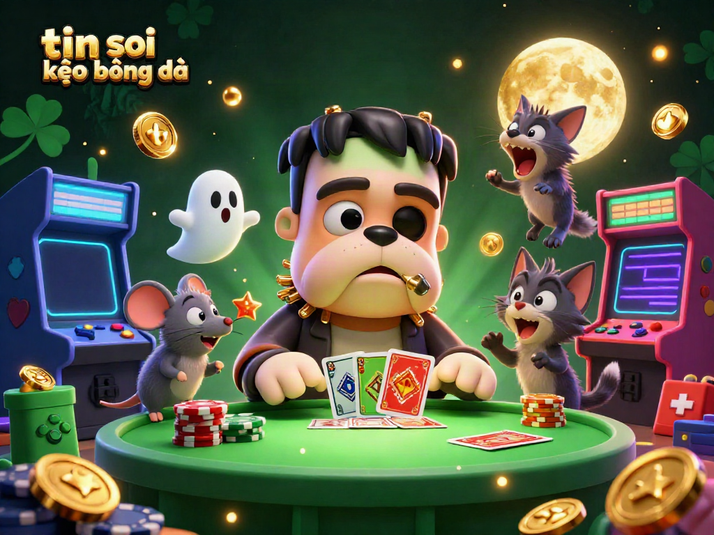 Experience thrilling betting with "tin soi kèo bóng đá" in a vibrant, action-packed scene