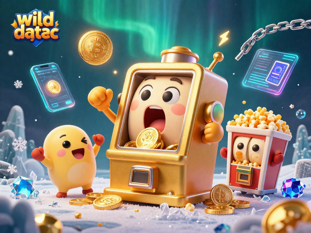 Experience wild đạo tặc in action with a golden slot machine celebrating its jackpot in this vibrant 3D scene.