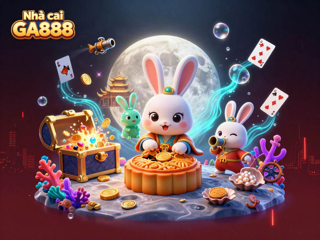 Experience vibrant gaming action at Nhà cái GA888 with dynamic characters engaging in lively adventures.