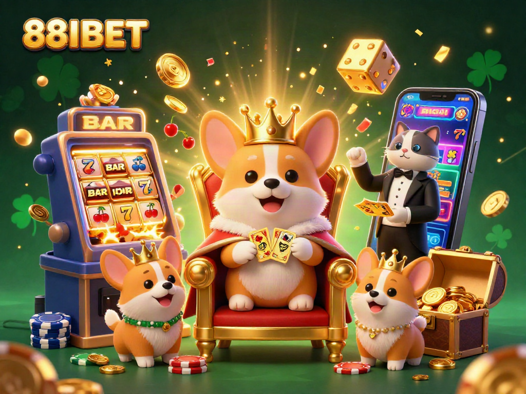 Engage with 88IBET through vibrant slots and enticing jackpot scenes in a captivating casino setting.