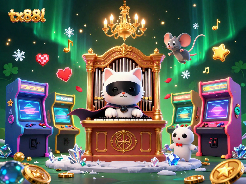 Experience thrilling entertainment at tx88l with dynamic casino gaming scenes and vibrant characters.