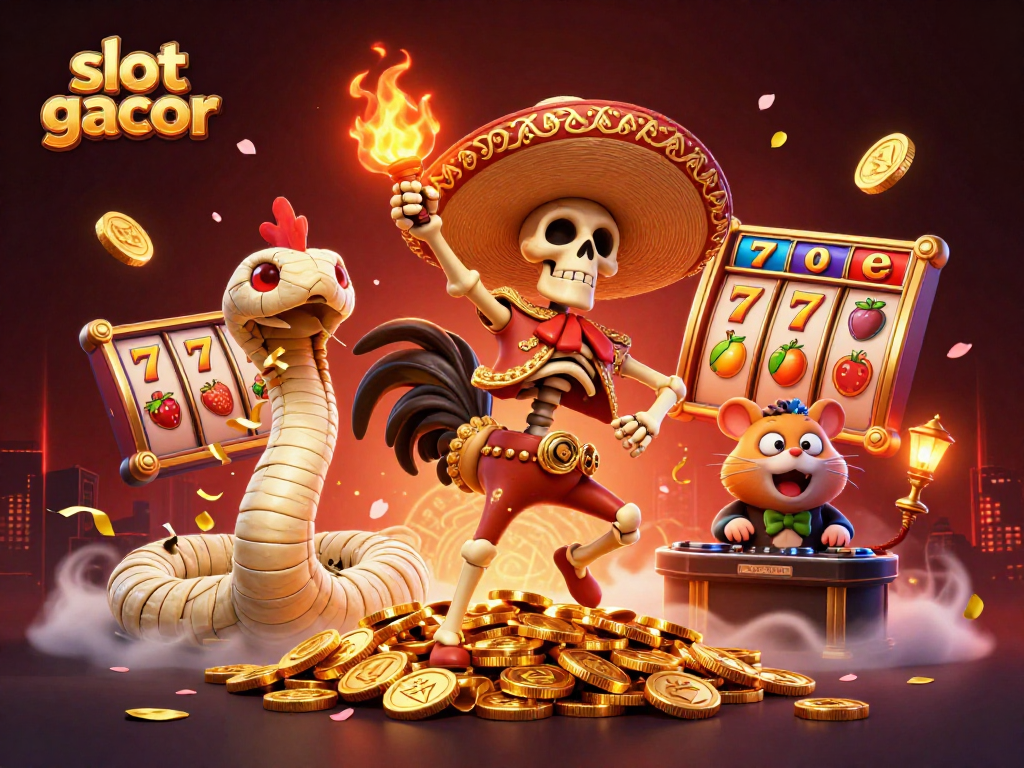 Experience thrilling slot gacor action with vibrant characters and exciting casino elements.
