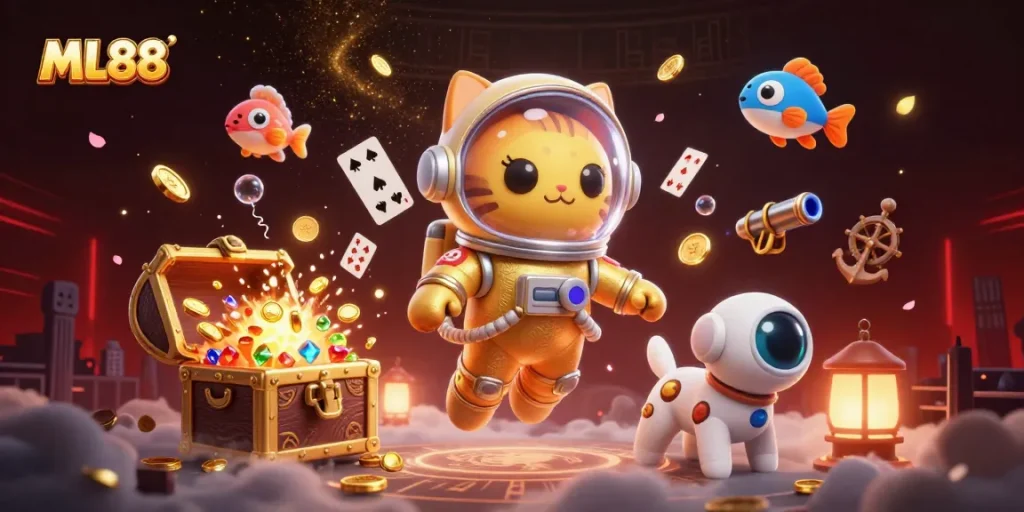 Experience thrilling wins with ML88's vibrant casino adventure and colorful game elements.