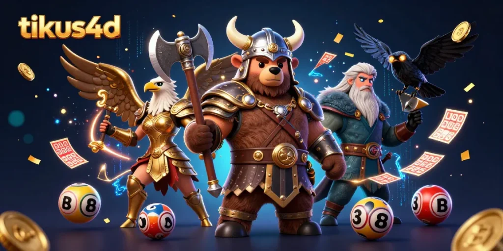 Tikus4d offers an engaging lottery gaming experience with exciting visual elements and vibrant characters.
