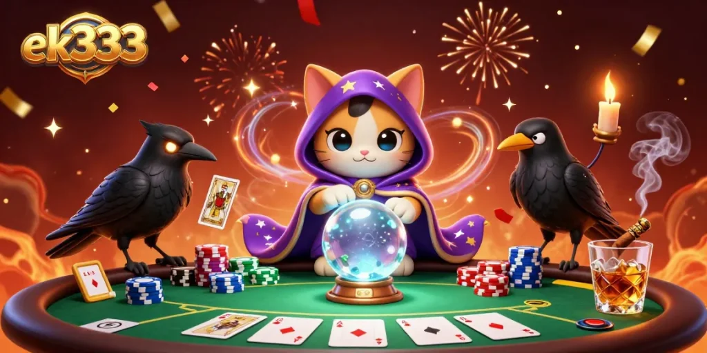 Engage with exciting games at ek333 casino featuring mystical characters and rich casino elements.