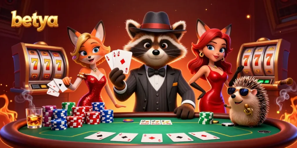 Experience thrilling gameplay at betya with vibrant characters and immersive casino elements.