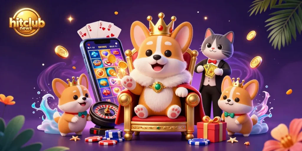 Engage in thrilling gameplay at hitclubnews with vibrant casino elements and animated characters.