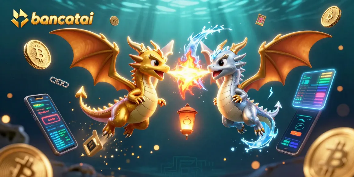 Engage with bancatai's thrilling atmosphere featuring dynamic dragon battle in a vibrant crypto casino.