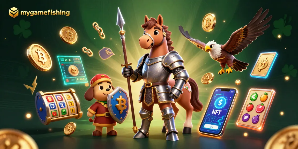 Experience mygamefishing with thrilling slot jackpots and vibrant characters in a rich 3D artwork.