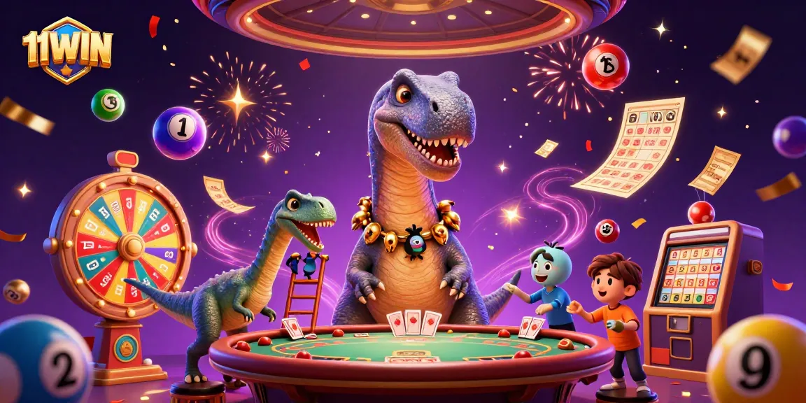 Engage in thrilling casino fun with the 11WIN dinosaurs and dynamic games.