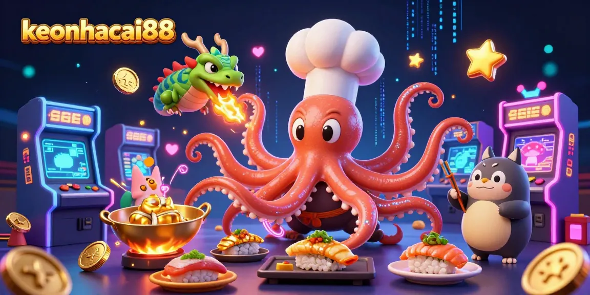 Experience keonhacai88 with immersive gaming elements, showcasing a lively casino atmosphere.