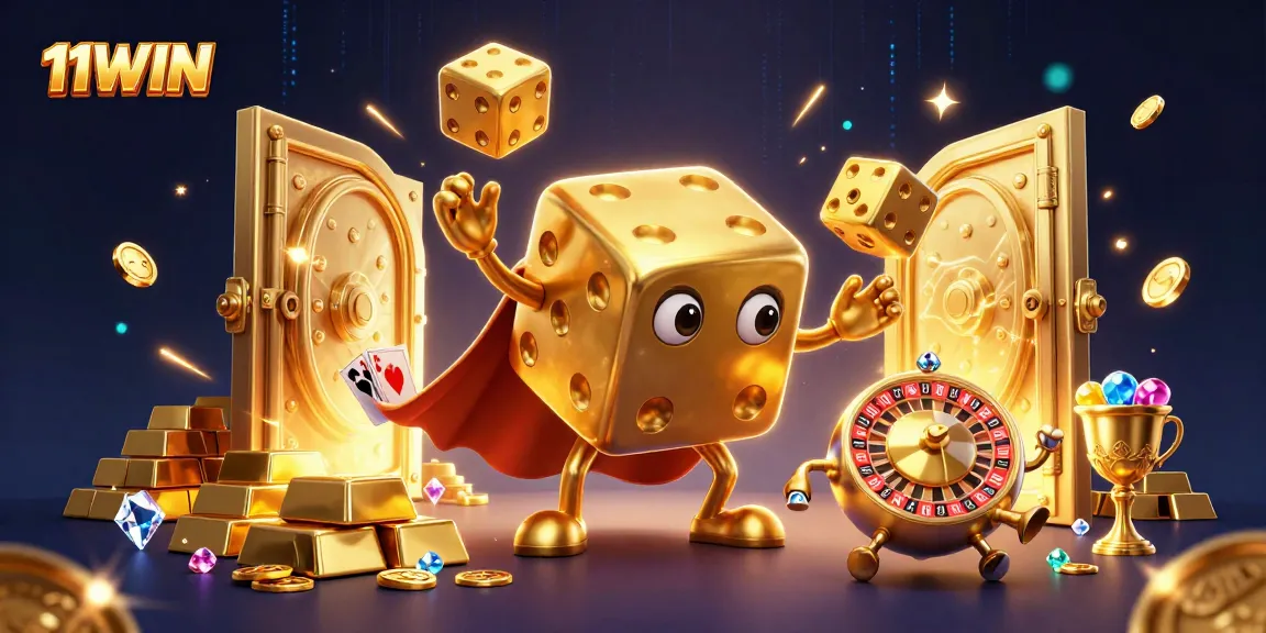 Engage with 11WIN's thrilling casino experience featuring dynamic characters and dazzling treasures.