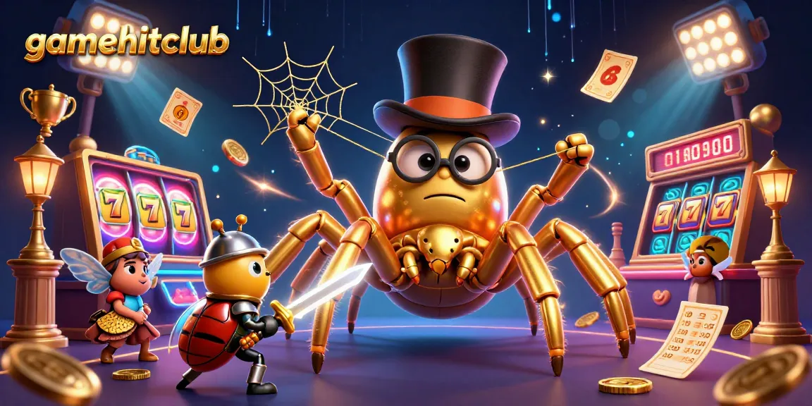 Experience the thrill at gamehitclub with 3D characters in a dynamic casino scene!