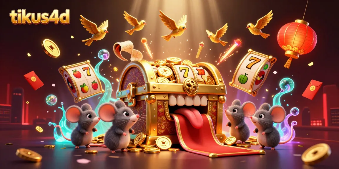 Play interactive slot games with tikus4d as adventurous mice discover rich treasures and golden coins.