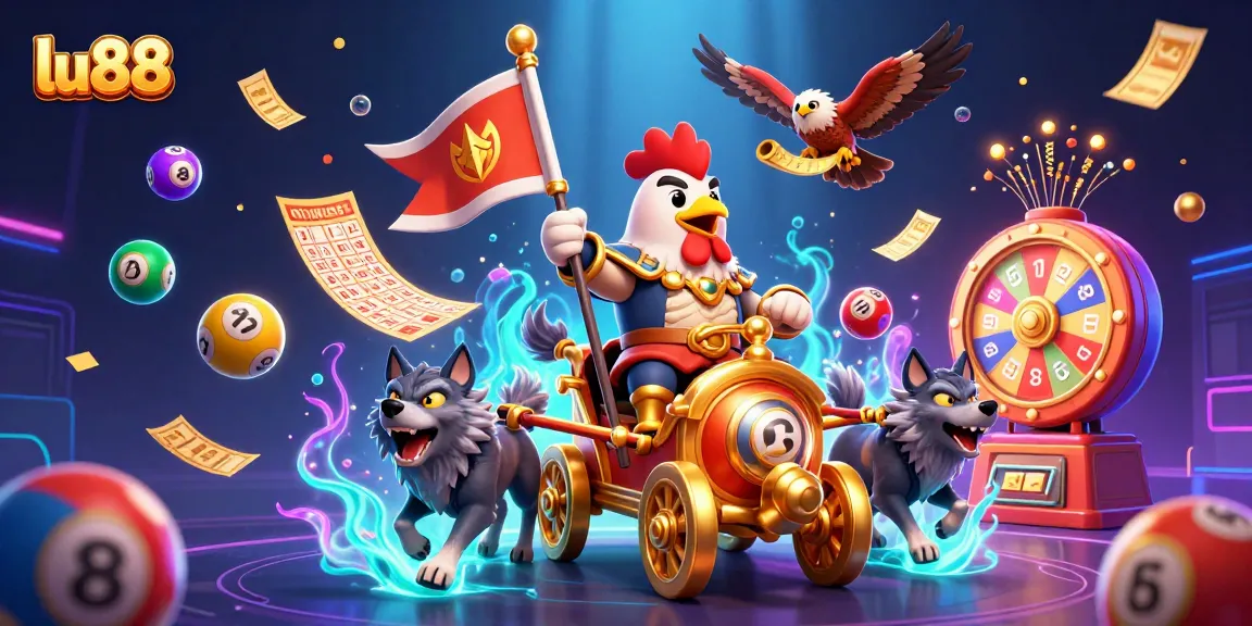 Experience thrilling wins at lu88 with colorful lottery balls and exciting casino elements.