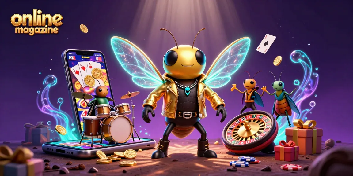 Engage in immersive gaming scenes showcased in this online magazine illustration featuring a vibrant casino atmosphere.