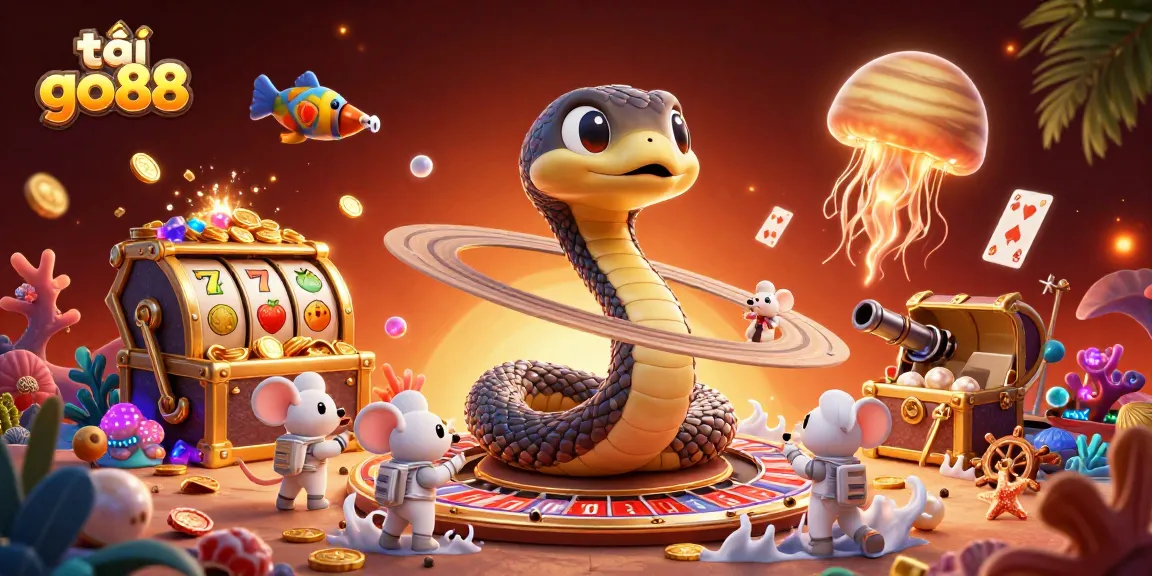 Bet big and win with tải go88 in this vibrant casino-themed illustration bursting with action!