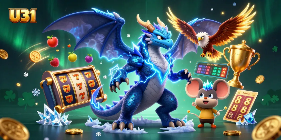 U31 offers thrilling slot excitement with dynamic elements and engaging characters depicting casino fun.