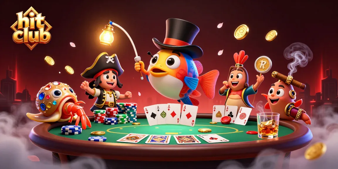 Engage with hit club's thrilling world featuring vibrant characters and exciting casino elements.